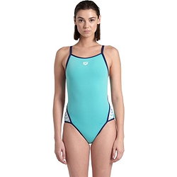Arena Icons Super Fly Back Solid Badeanzug Damen - Hellblau