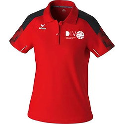 Erima Evo Star Polo Dames - Rood / Zwart