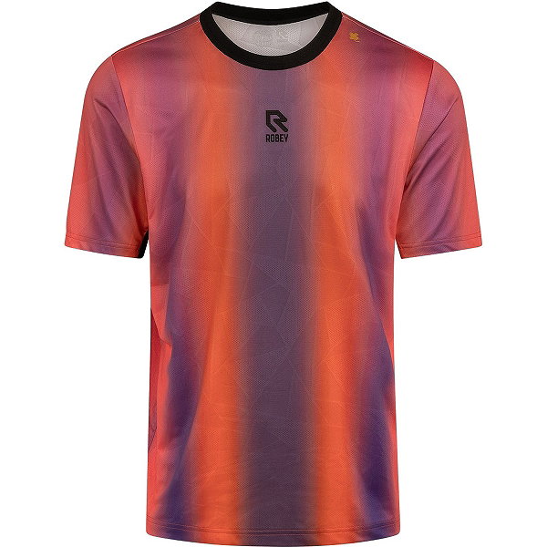 Robey Tennis Smash Tee Hommes - Orange / Mauve