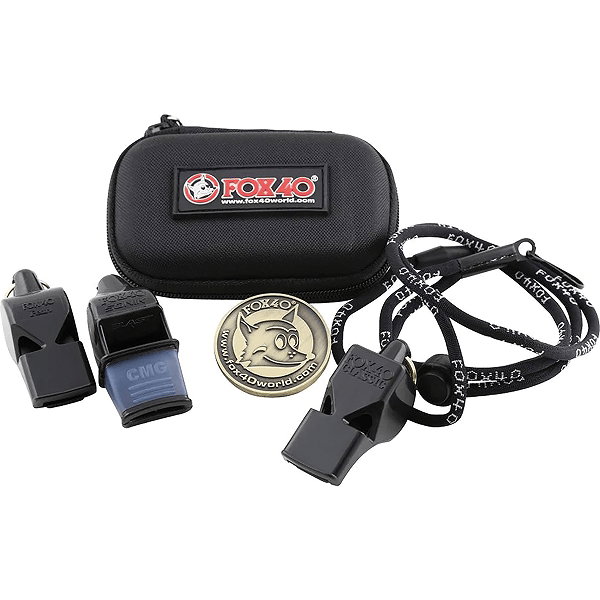 Teamswear 3-Pack Fox 40 Scheidsrechtersfluit - Zwart