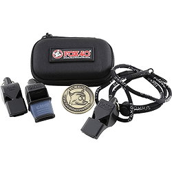 Teamswear 3-Pack Sifflet D'arbitre Fox 40 - Noir