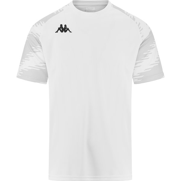 Kappa Daverno Maillot Manches Courtes Hommes - Blanc