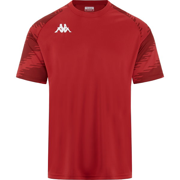 Kappa Daverno Maillot Manches Courtes Hommes - Rouge