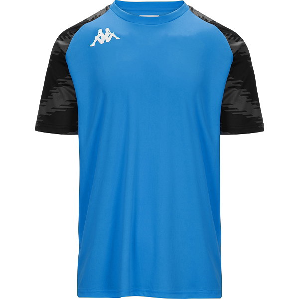 Kappa Daverno Maillot Manches Courtes Hommes - Bleu Ciel / Marine