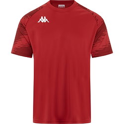 Kappa Daverno Shirt Korte Mouw Kinderen - Rood