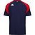 Kappa Loreto Maillot Manches Courtes Hommes - Marine / Rouge