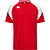Kappa Loreto Maillot Manches Courtes Hommes - Rouge / Blanc