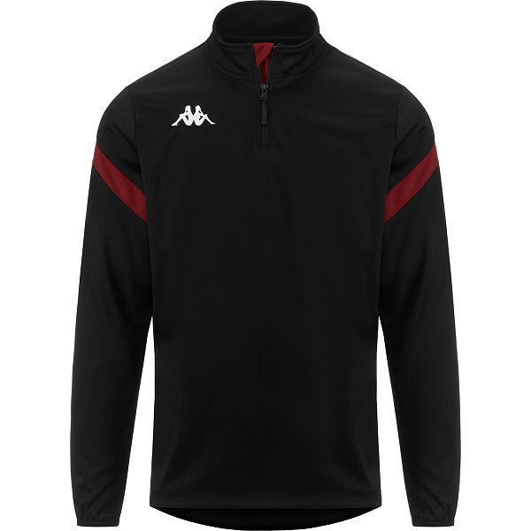 Kappa Core Dolvole Ziptop Hommes - Noir / Rouge