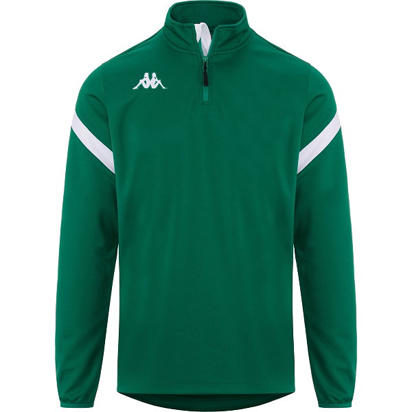 Kappa Core Dolvole Ziptop Hommes - Vert / Blanc