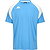 Kappa Loreto Maillot Manches Courtes Enfants - Bleu Ciel / Blanc