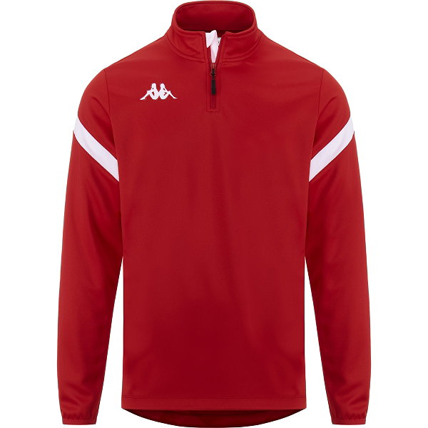 Kappa Core Dolvole Ziptop Enfants - Rouge / Blanc