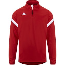Kappa Core Dolvole Ziptop Enfants - Rouge / Blanc