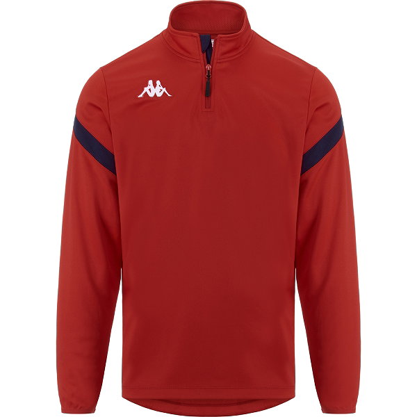 Kappa Core Dolvole Ziptop Enfants - Rouge / Noir