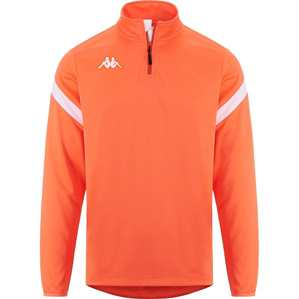 Kappa Core Dolvole Ziptop Kinder - Flame / Weiß