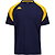 Kappa Loreto Maillot Manches Courtes Enfants - Marine / Jaune