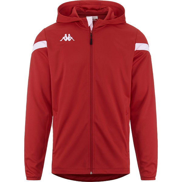 Kappa Core Dolve Sweat À Capuche Hommes - Rouge / Blanc