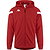 Kappa Core Dolve Sweat À Capuche Enfants - Rouge / Blanc