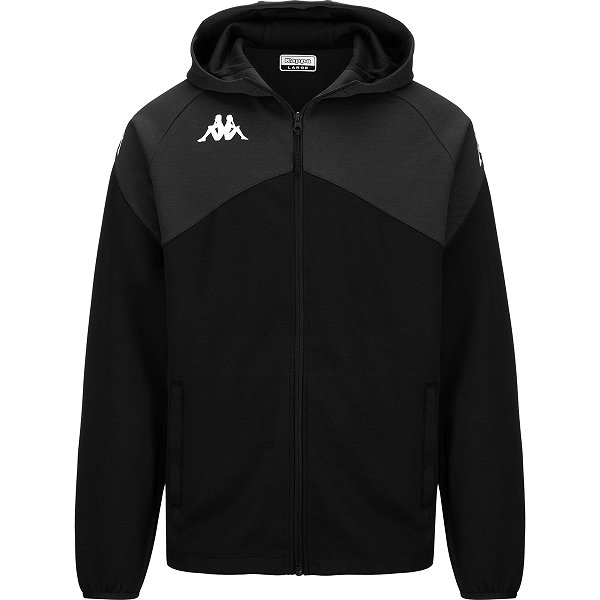 Kappa Fianto Sweat À Capuche Hommes - Noir / Gris