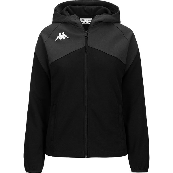 Kappa Fianta Sweat À Capuche Femmes - Noir / Gris