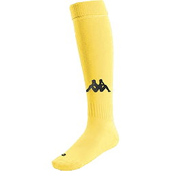 Kappa Penao Chaussettes De Football - Jaune Fluo / Noir