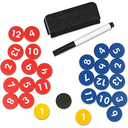 Select Set De 27 Aimants Avec Marqueur Et Éponge - Multicolore