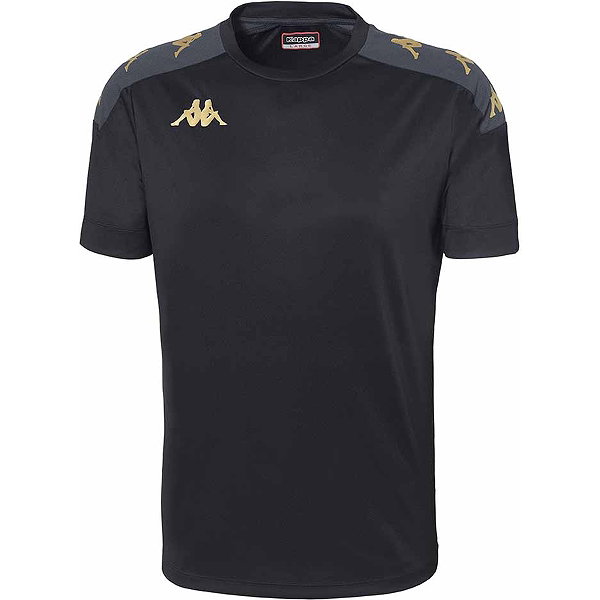 Kappa Banda Gianto Shirt Korte Mouw Heren - Zwart