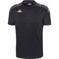 Kappa Banda Gianto Maillot Manches Courtes Enfants - Noir