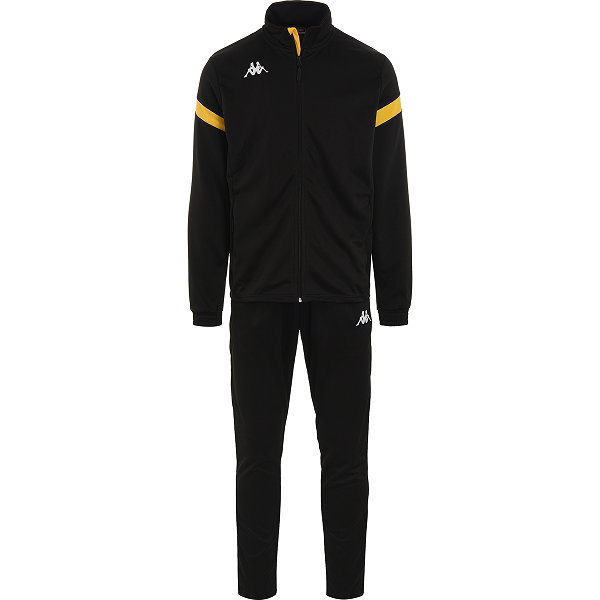 Kappa Core Dalcito Trainingspak Polyester Kinderen - Zwart / Geel