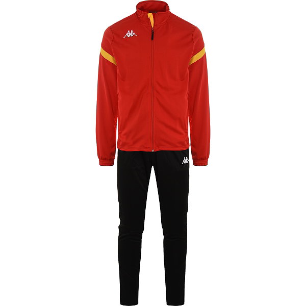 Kappa Core Dalcito Survêtement Polyester Enfants - Rouge / Jaune