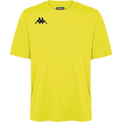 Kappa Dovo Shirt Korte Mouw Kinderen - Fluogeel