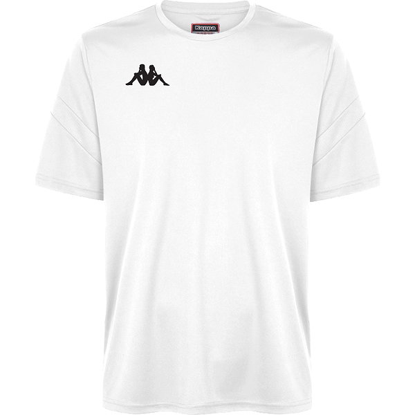 Kappa Dovo Maillot Manches Courtes Enfants - Blanc