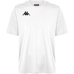 Kappa Dovo Maillot Manches Courtes Enfants - Blanc