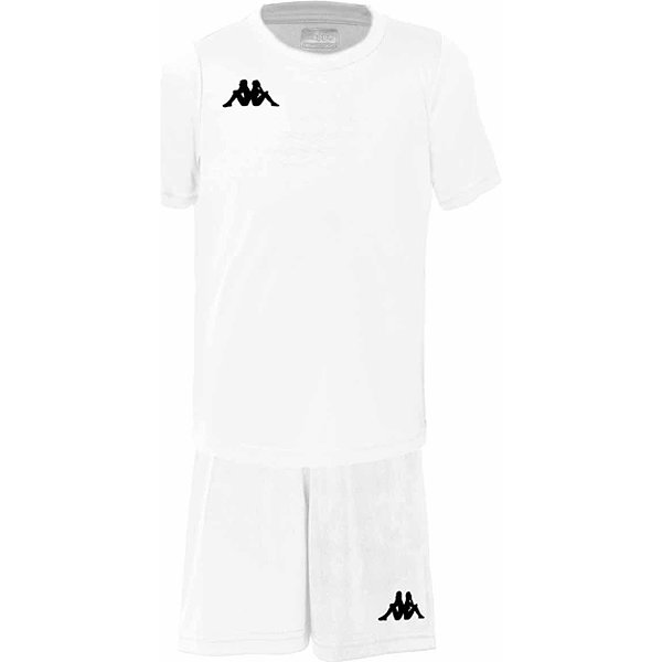 Kappa Gorkit Ensemble De Foot À Manches Courtes Enfants - Blanc
