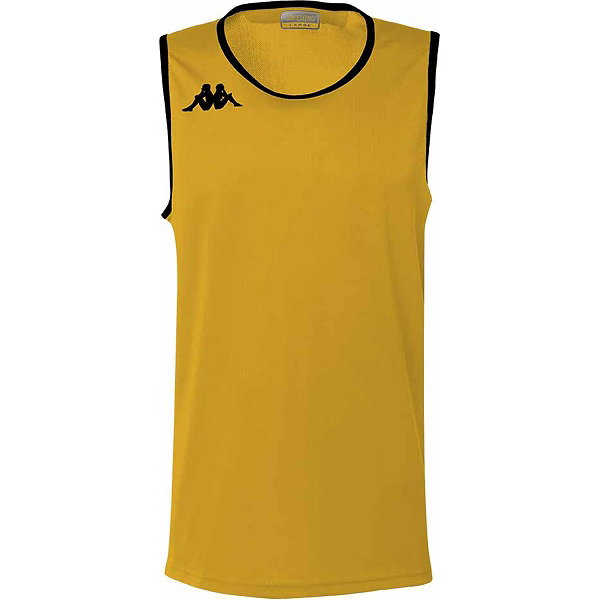 Kappa Danco Basketballtrikot Herren - Gelb / Schwarz