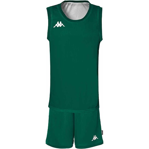 Kappa Dancosi Set De Basketball Réversible Enfants - Vert / Blanc