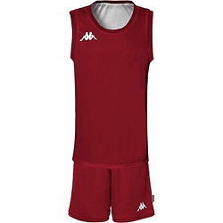 Vorschau: Kappa Dancosi Basketball-Set Reversible Kinder - Bordeaux / Weiß