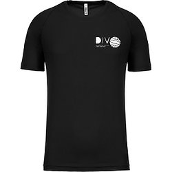 Proact Birdseye Functioneel Sportshirt Kinderen - Black