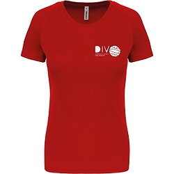 Proact Birdseye Functioneel Sportshirt Dames - Red