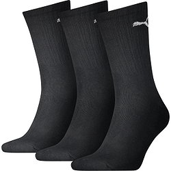 Puma Crew 3 Paar Sportsokken - Zwart
