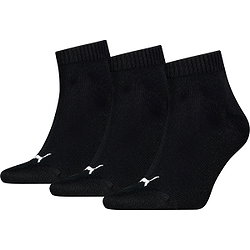Voorvertoning: Puma 3 Paar Korte Sokken - Zwart
