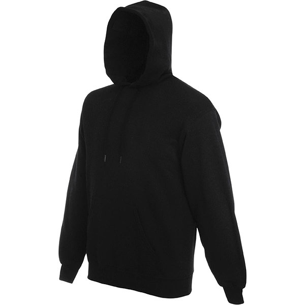 Fruit Of The Loom Classic Sweat À Capuchon Hommes - Noir