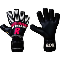 Real Spyder 3.0 Torwarthandschuhe - Schwarz / Weiß / Neonrot