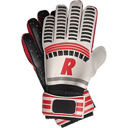 Real Power Gants De Gardien Enfants - Blanc / Noir / Rouge