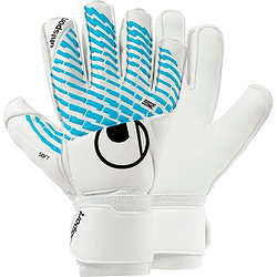 Uhlsport Fm Cybertec Soft Flex Frame Gants De Gardien - Blanc / Bleu Clair / Noir