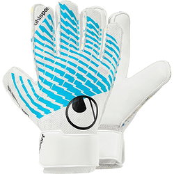 Uhlsport Fm Cybertec Starter Soft Gants De Gardien - Blanc / Bleu Clair / Noir