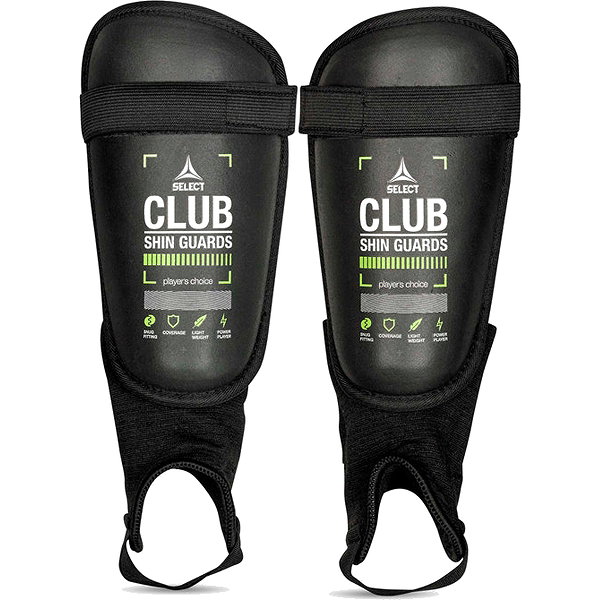 Select Club V25 Protège-Tibias - Noir