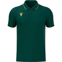 Macron Draco Hero Polo Fonctionnel Hommes - Vert / Or