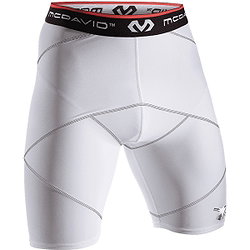 Mcdavid Short De Compression Cross Avec Hip Spica Hommes - Blanc