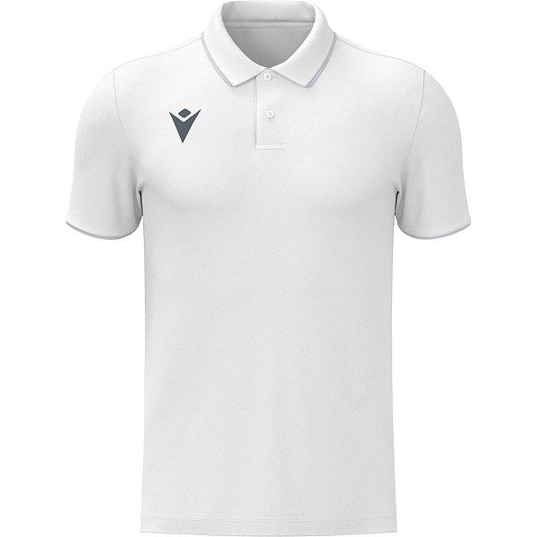 Macron Draco Hero Functionele Polo Heren - Wit / Grijs
