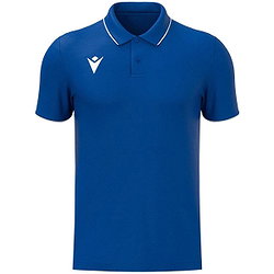 Macron Draco Hero Functionele Polo Heren - Royal / Wit